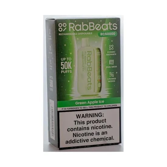 Elf Bar Rabbeats RC 50K Green Apple Ice