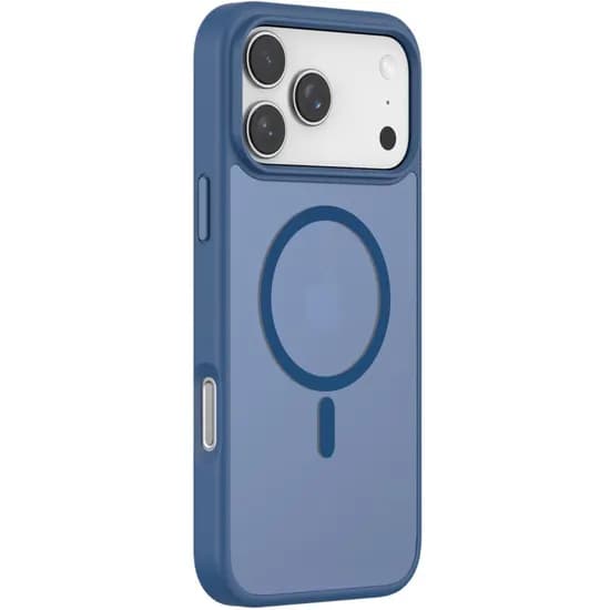 Capa Devia iPhone 17 Pro Max Pino Series Magnetic - Dark Blue