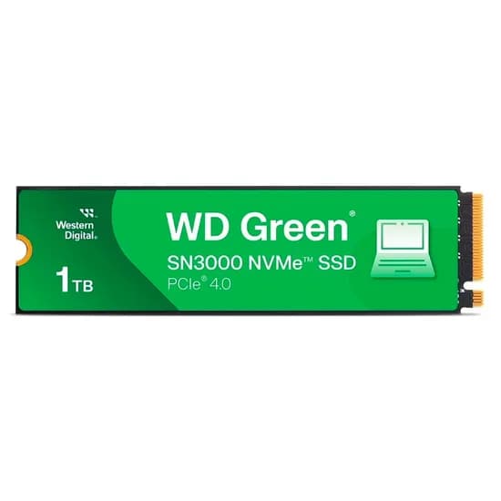 SSD M.2 Western Digital WD Green SN3000 1TB Nvme PCI-Exp GEN4 - WDS100T4G0E