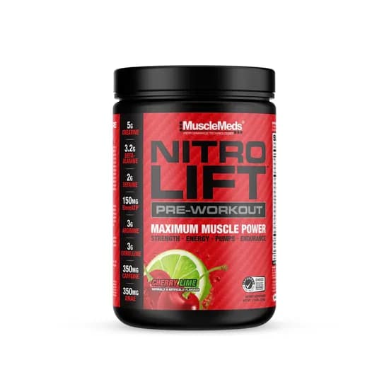Musclemeds Nitro Lift PRé-Workout Maximum Muscle Power - Cherry Lime