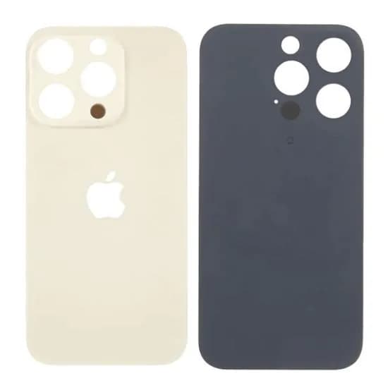 Tapa Trasera iPhone 14 Pro Max Dorado