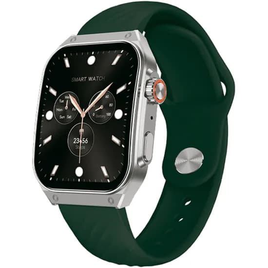 Relógio Smart FTX AM15-Svgre 51MM - Prata/Verde