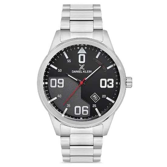 Relogio Analógico Masculino Daniel Klein DK.1.12671-1 Premium Gents / Pulseira de Aço Inoxidável - Prata