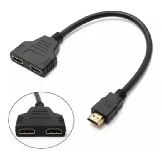 Cabo Adaptador Conversor Trove Splitter HDMI 1X2 / 10CM - Preto