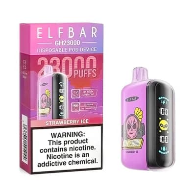 Vaper Descartavel Elfbar GH23000 Strawberry Ice 23000 Puffs