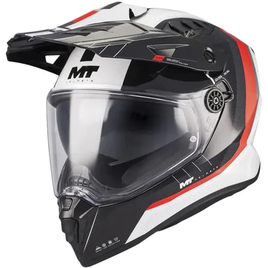Capacete MT Helmets Track SV Nomad A15 - Fechado - Tamanho M - com Óculos Interno - Gloss