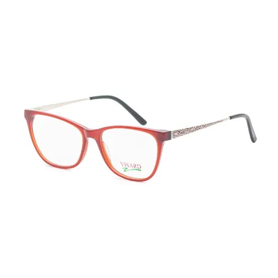 Armação para Óculos de Grau Visard AM16 C7 Tam. 57-17-140MM - Preto/Vermelho