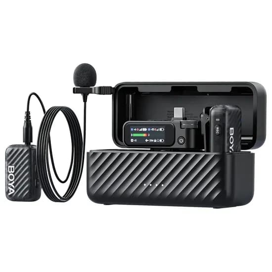 Microfone Boya Boyamic 2 Sem Fio USB-C