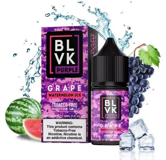 BLVK 30ML Salt Purple Grape Watermelon Ice 35MG