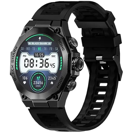 Relógio Black Shark S1 Pro com Bluetooth - Preto