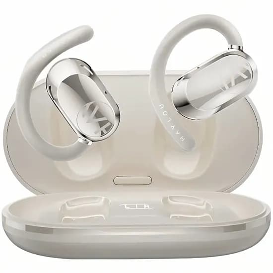 Fone de Ouvido Sem Fio Haylou Earhook 1 OW02 com Enc - Branco