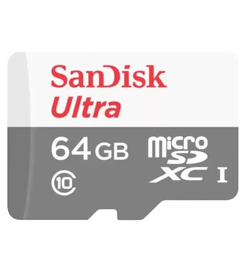 Memoria Micro SD Sandisk 64GB 100MB/s C10 SDSQUNR-064G-GN3MA