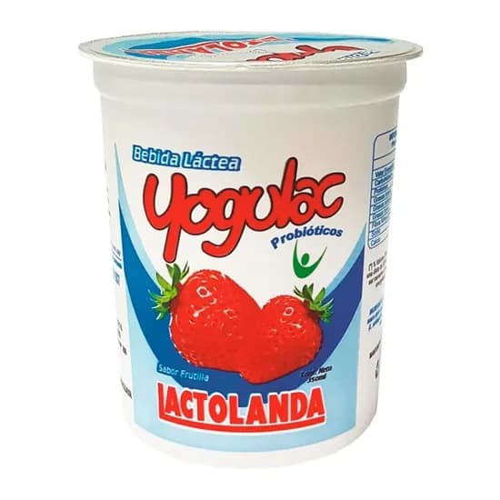 Iogurte Lactolanda Yogulac Morango Pet 350ML