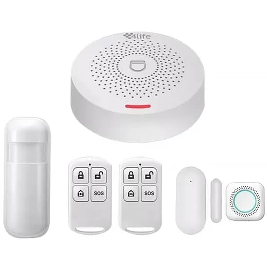 Alarme Residencial 4LIFE FL150 Wifi - Branco