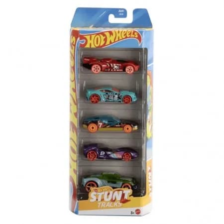 Car Hot Wheels 5 Pack Stunt Tracks JBJ83