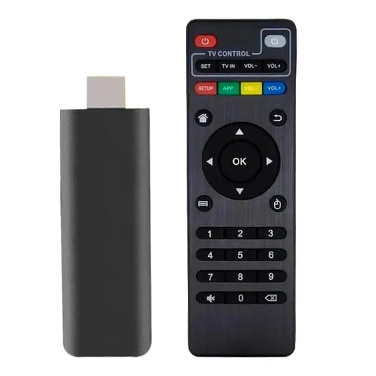 Media Player Om Watch Streaming Stick / 8GB / 128GB / Full HD / Google TV - Preto