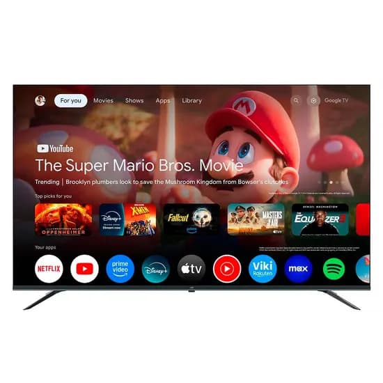 Smart TV JVC 65KM858 65" 4K Ultra HD Google TV - Preto