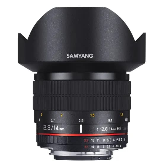 Lente Samyang Nikon MF DSLR 14MM F/2.8 Ae FF