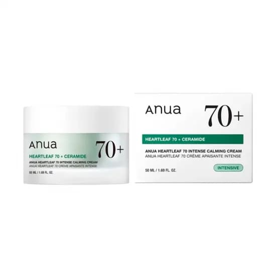 Creme Facial Calmante Anua Heartleaf 70 + Ceramide Intense 50ML