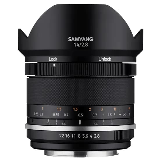 Lente Samyang Sony MF DSLR 14MM F/2.8 II e FF