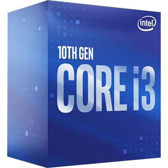Cpu Intel 1200 i3 10100F Box 4.3GHZ s/Video