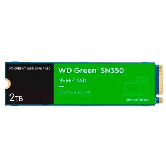 SSD M.2 2TB WD Green SN350 2280 Nvme WDS200T3G0C 3200/3000 MB/s GEN3X4