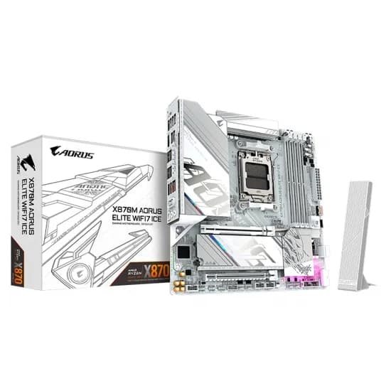 Placa Mãe AM5 Gigabyte X870M Aorus Elite WIFI7 DDR5/HDMI