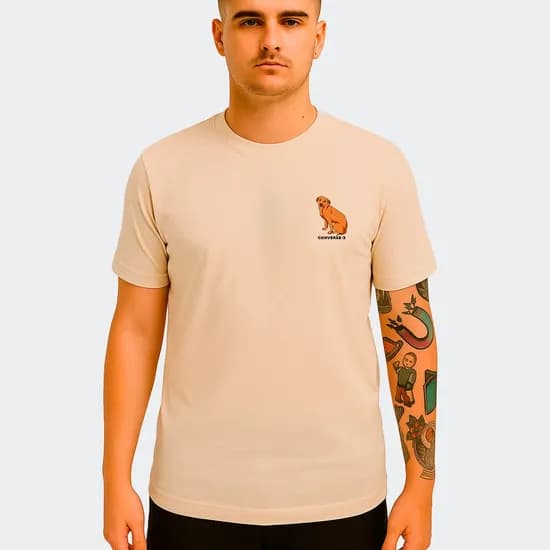 Remera Converse Allstar Perro Caramelo