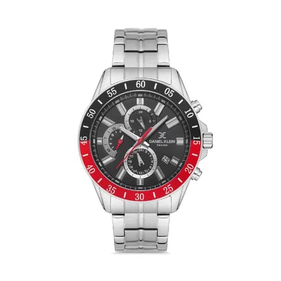 Relógio Analógico Masculino Daniel Klein Exclusive DK.1.12603-2 - Prata/Preto