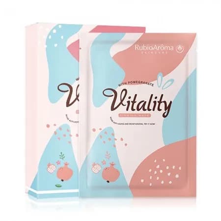 Mascara Facial Rubio Aroma Vitality With Pomegranate 1PC