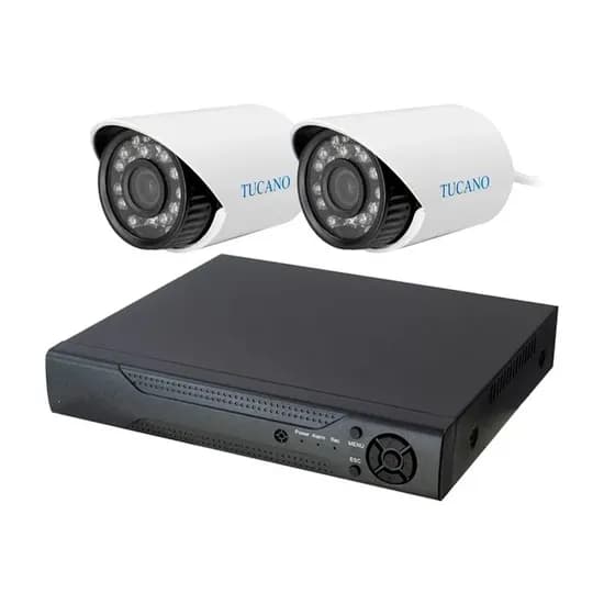 DVR Tucano Kit 4 CH - 2 Cameras - K02