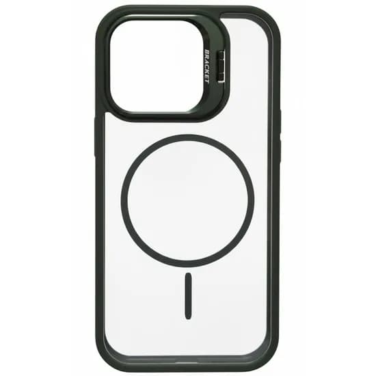 Capa Metal Stand para iPhone 16 Pro - Verde