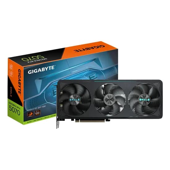 Placa de Vídeo Gigabyte Eagle Oc SFF Nvidia Geforce RTX 5070 12GB GDDR7 - GV-N5070EAGLE OC-12GD