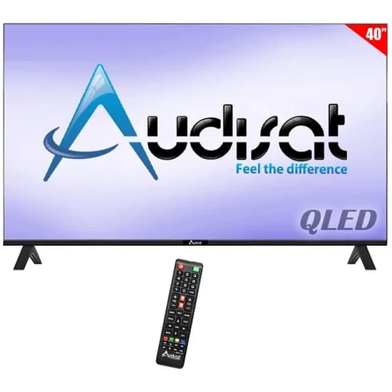 Smart TV Qled 40" Audisat AD-40Q (2026) Full HD Android Wi-Fi com Conversor Digital (1 Ano de Garantia)