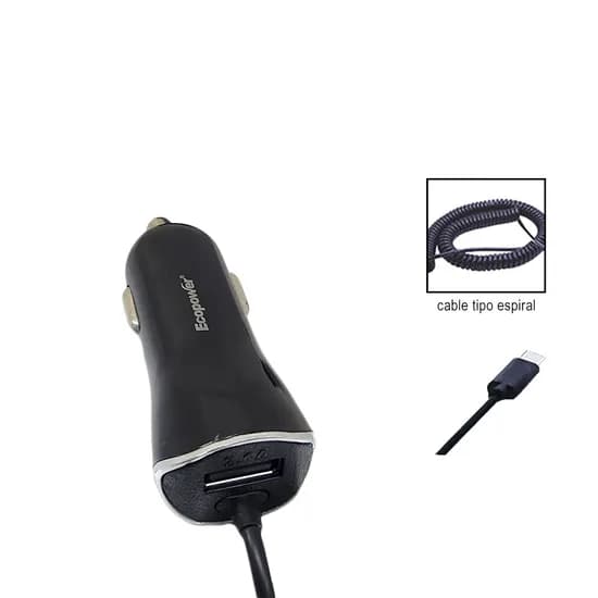 Carregador 12V Ecopower EP-7031 - 1-USB / Tipo-C