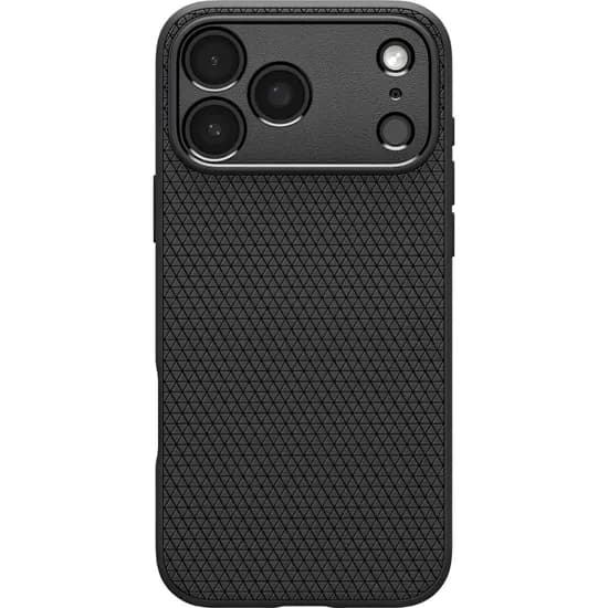 Capa Protetora Spigen Liquid Air para iPhone 17 Pro - Preto Fosco (ACS09942)