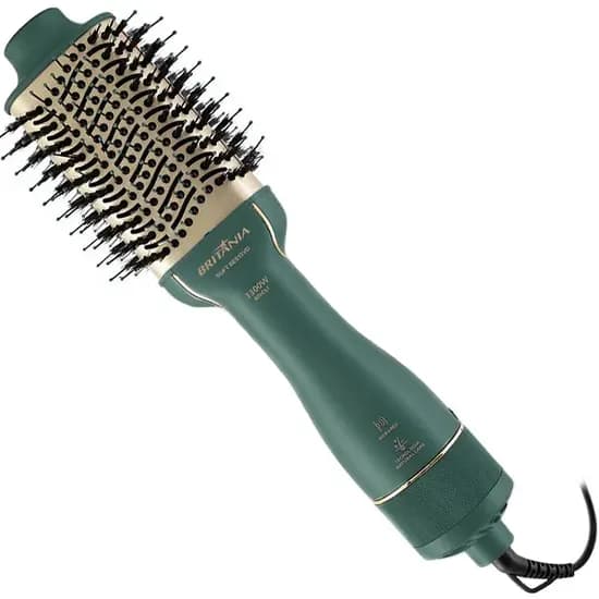 Escova Elétrica Britânia Soft BES13VD com 1.300 Watts 127 - 220 V ~ 50/60 HZ - Verde/Dourada