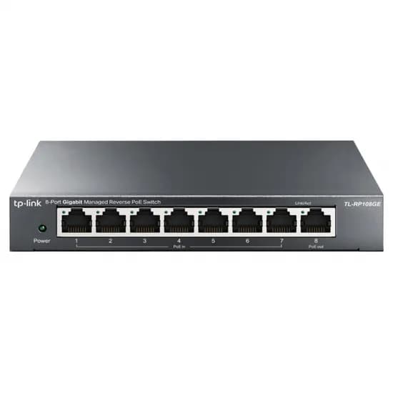 Hub Switch TP-Link 08P TL-RP108GE 10/100 Poe Rever
