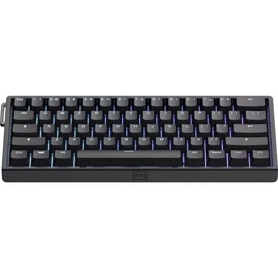 Teclado Gamer Mecânico Wooting 60HE V2 60% Rapid Trigger Switch Lekker Tikken RGB - Preto