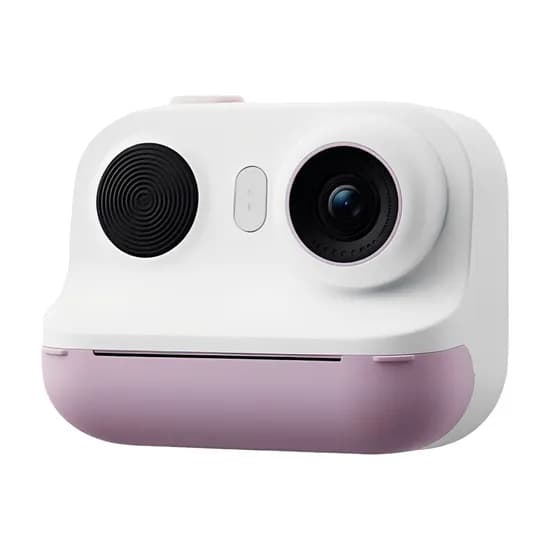 Câmera Digital Satellite A-DV919 - com Impressora Térmica - Tela 2.4" - Recarregável - Lilas e Branco