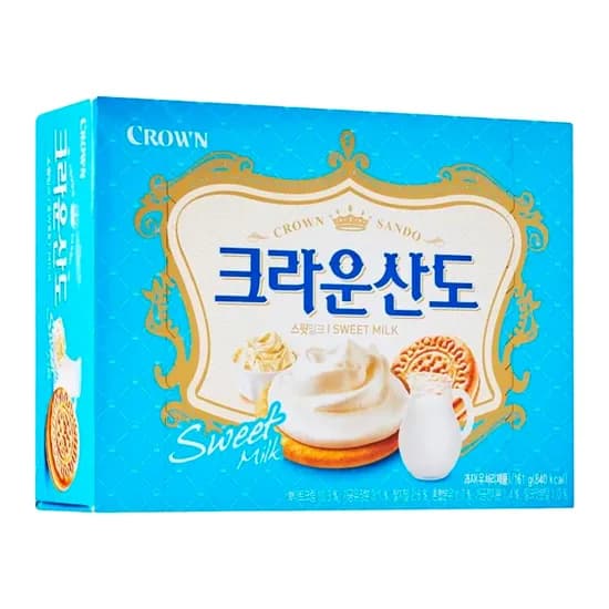 Biscoito Crown Sando Creme Caixa 161G