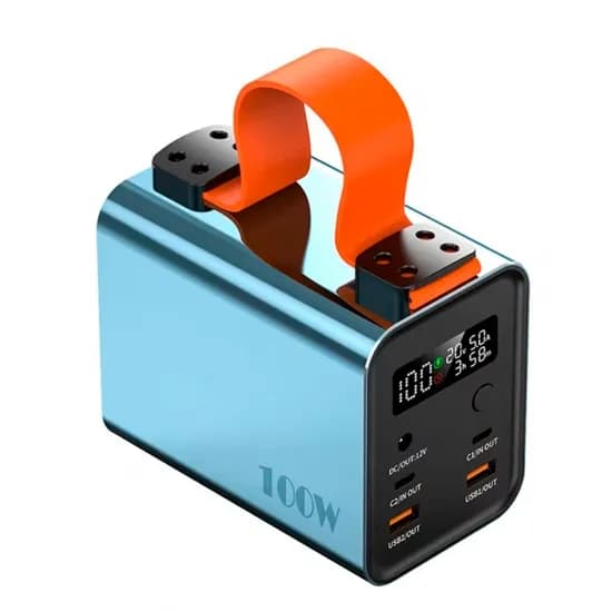 Carregador Port. Power Bank M6-PD100W Blue 60.000 Mah