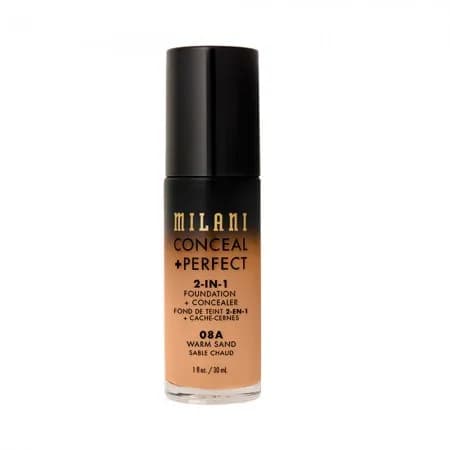 Base Corretivo Milani Conceal + Perfect 2-IN-1 08A Warm Sand