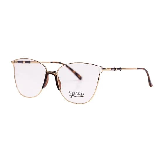 Armação para Óculos de Grau RX Visard FL6009 54-15-140 C2 - Marrom/Dourado
