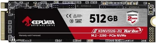 SSD M.2 Nvme Keepdata Turbo 512GB (KDNV512G-J12)