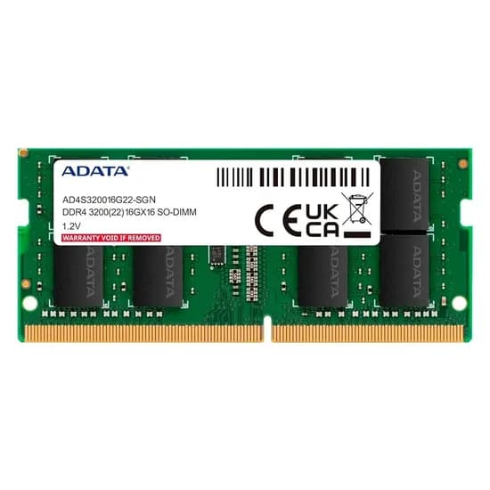 Memória Ram Adata Premier 16GB DDR4 3200MT/s para Notebook - AD4S320016G22-SGN