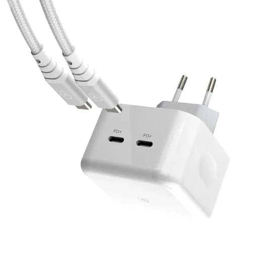 Fonte Celular 35W 2 USB-C com Cabo