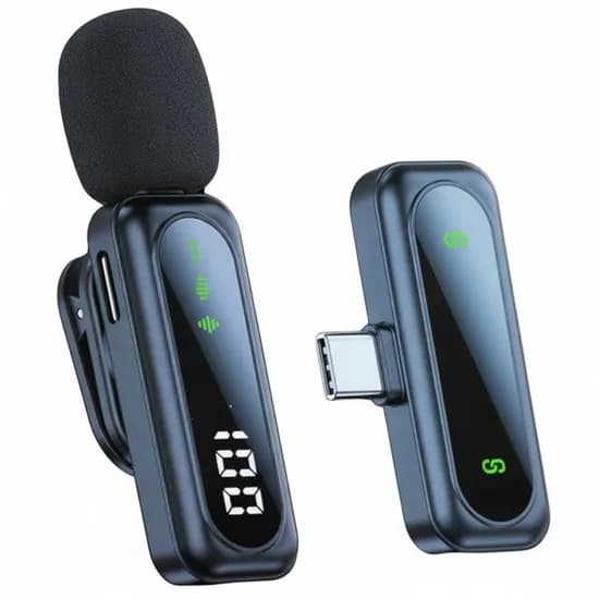 Microfone de Lapela Sem Fio Ecopower EP-MO93 Type-C Solo