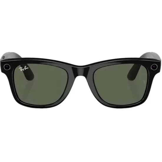 Oculos Smart Ray-Ban Meta Wayfarer RW4006 - Shiny Black/G-15 Green
