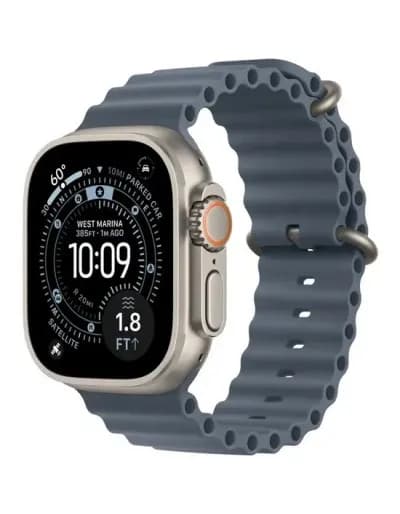 Apple Watch Ultra 3 49 MM GPS + Celular MEWH4LW/A (2025) - Natural Titanium/Anchor Blue Ocean